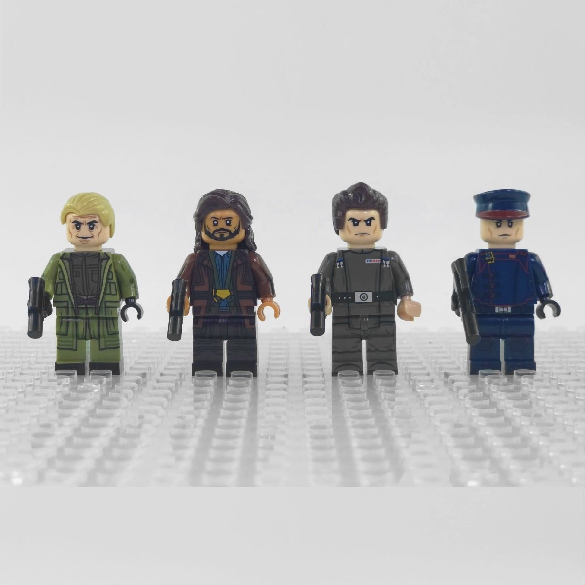 4pcs Star Wars Andor Syril Karn Luthen Rael Leipa Minifigures Building Toys