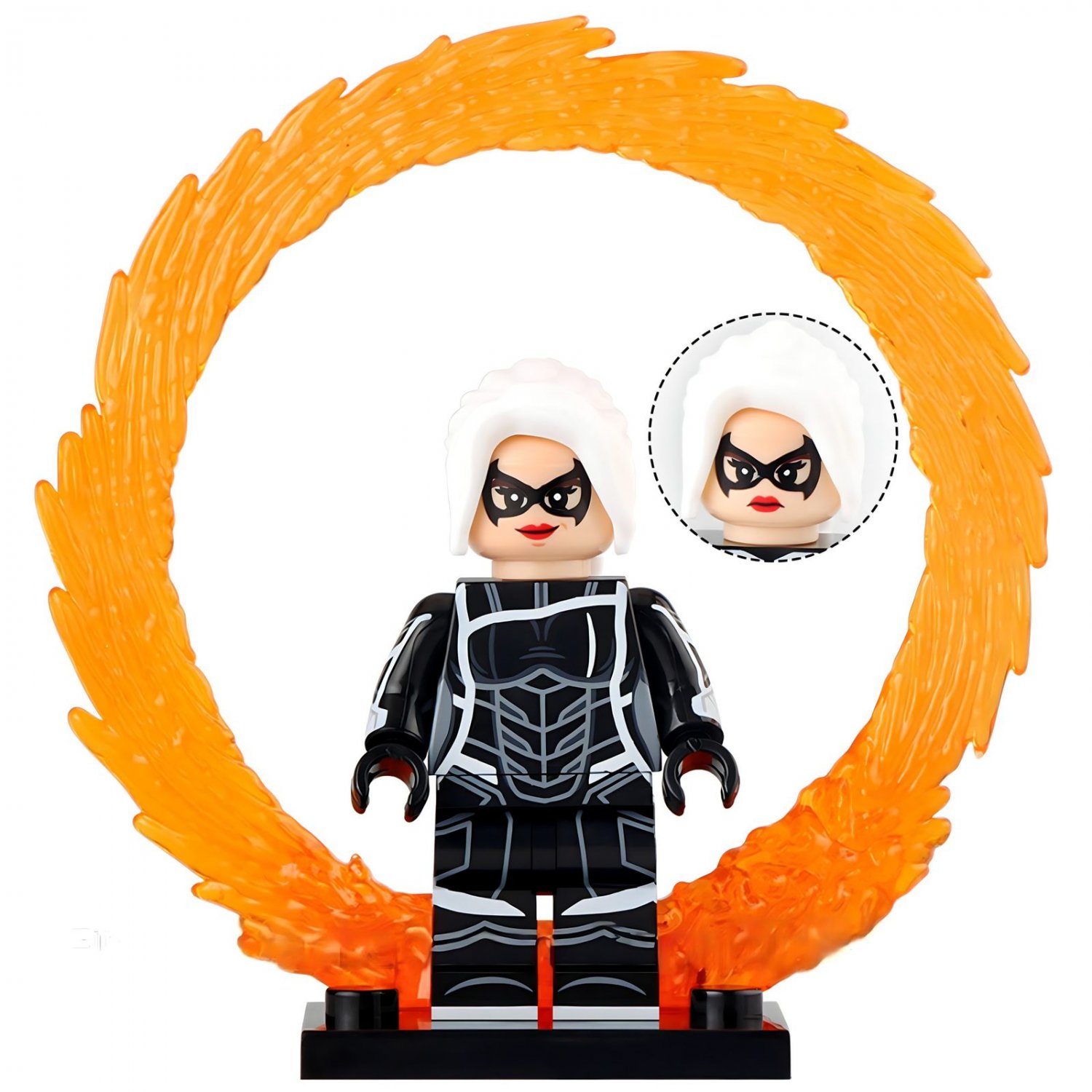 Spider-Man Black Cat Minifigures Accessories Building Toys