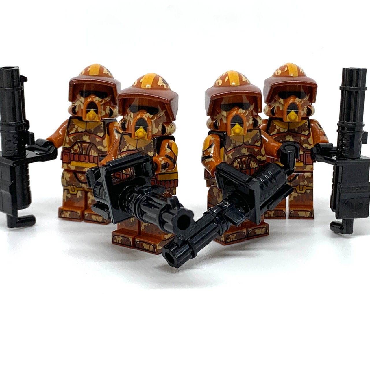 4pcs Star Wars Geonosis ARF Troopers Minifigures Building Toys