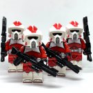 4pcs Star Wars Coruscant Guard ARF Troopers Minifigures Building Toys