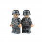 4pcs WW2 German Waffen-SS Army Soldiers Minifigures Building Toys