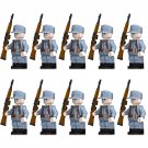 10pcs WW2 German Luftwaffe Field Army Soldiers Minifigures Set