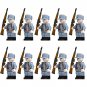 10pcs WW2 German Luftwaffe Field Army Soldiers Minifigures Set
