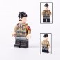 4pcs WW2 German Army Senior Leaders Minifigures Building Toys
