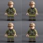 4pcs WW2 The 1st Free French Division Infantry Soldiers Minifigures Set