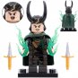 8pcs Loki The God of Time and Iron Man Tony Stark Minifigures Building Toys