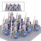 12pcs Roman Army The 14th Legion Soldiers Minifigures Building Toys