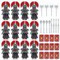 12pcs Roman Elite Legion Heavy Infantry Soldiers Minifigures Building Toys