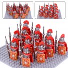 12pcs Roman Legionary Heavy Infantry Soldiers Minifigures Building Toys