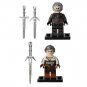 2pcs The Witcher Ciri Geralt the White Wolf Minifigures Building Toys