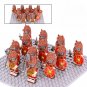 12pcs Roman Auxiliary Legion Bearskin Signifier Minifigures Building Toys