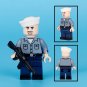 4pcs WW2 Pacific War US Army Coast Guard Minifigures Building Toys
