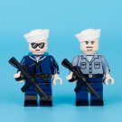 2pcs WW2 US Navy Shore Patrol and Coast Guard Minifigures Building Toys