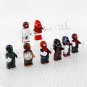 8pcs Various Spider-Man Miles Morales PS4 Suit Variants Minifigures Set