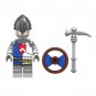 8pcs English Civil War The Wars of the Roses Medieval Soldiers Minifigures Set