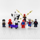 8pcs Spider-Man Miles Morales Spider-Gwen Man-Spider Spot Minifigures Set