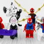 8pcs Spider-Man Miles Morales Spider-Gwen Man-Spider Spot Minifigures Set