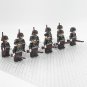 10pcs WW2 German Honor Guard Officer Soldiers Minifigures Building Toys