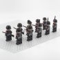 10pcs WW2 German Honor Guard Officer Soldiers Minifigures Building Toys