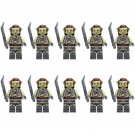 10pcs The Lord of the Rings Moria Goblin Orcs Minifigures Set
