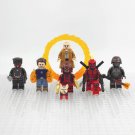6pcs Deadpool TVA Agent Cassandra Nova Human Torch Blade Minifigures Toys
