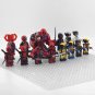 16pcs Marvel Multiverse Deadpool X Wolverine Variants Minifigures Building Toys