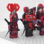 16pcs Marvel Multiverse Deadpool X Wolverine Variants Minifigures Building Toys