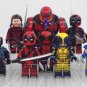 16pcs Marvel Multiverse Deadpool X Wolverine Variants Minifigures Building Toys