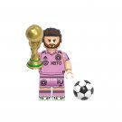 Lionel Messi Inter Football Player Minifigures Building Toys