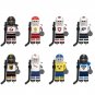 8PCS Ice Hockey Athlete Team USA Canada Finland Russian Germany Minifigures Set