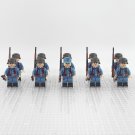 10pcs WW2 German Luftwaffe Officer Soldiers Minifigures Building Toys
