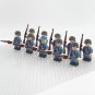 10pcs WW2 German Luftwaffe Officer Soldiers Minifigures Building Toys