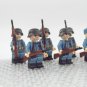 10pcs WW2 German Luftwaffe Officer Soldiers Minifigures Building Toys