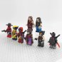 8pcs Marvel Deadpool X Wolverine X-23 Gambit Elektra Minifigures Building Toys