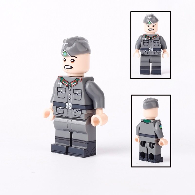 WW2 German Volga-Tatar Legion Soldier Minifigures Building Toys