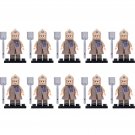 10pcs Russian Soviet Union Red Army Construction Soldiers Minifigures Set