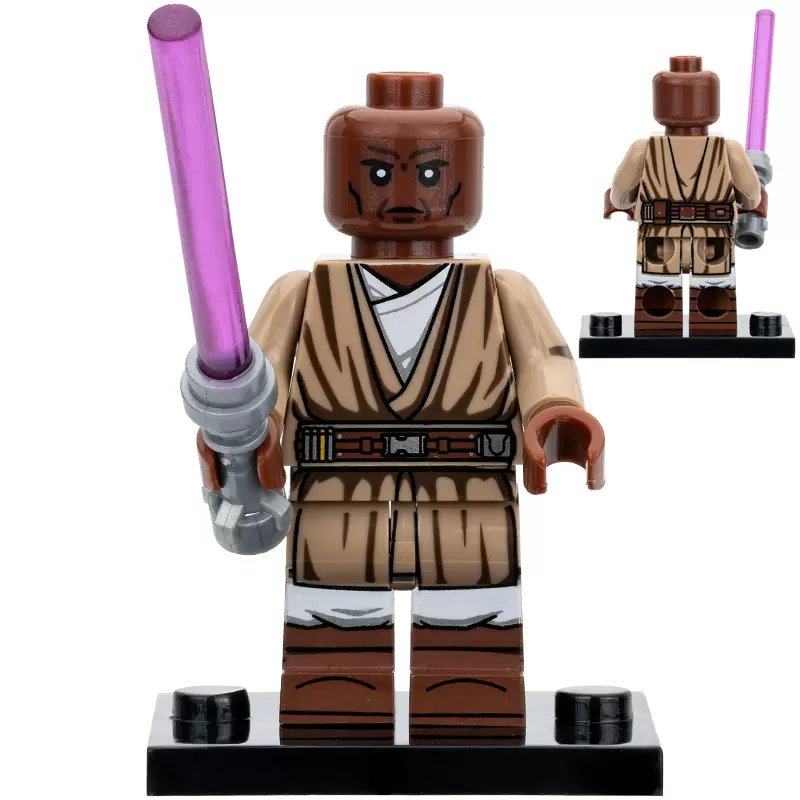 Star Wars Jedi Master Mace Windu Minifigures Weapons and Accessories
