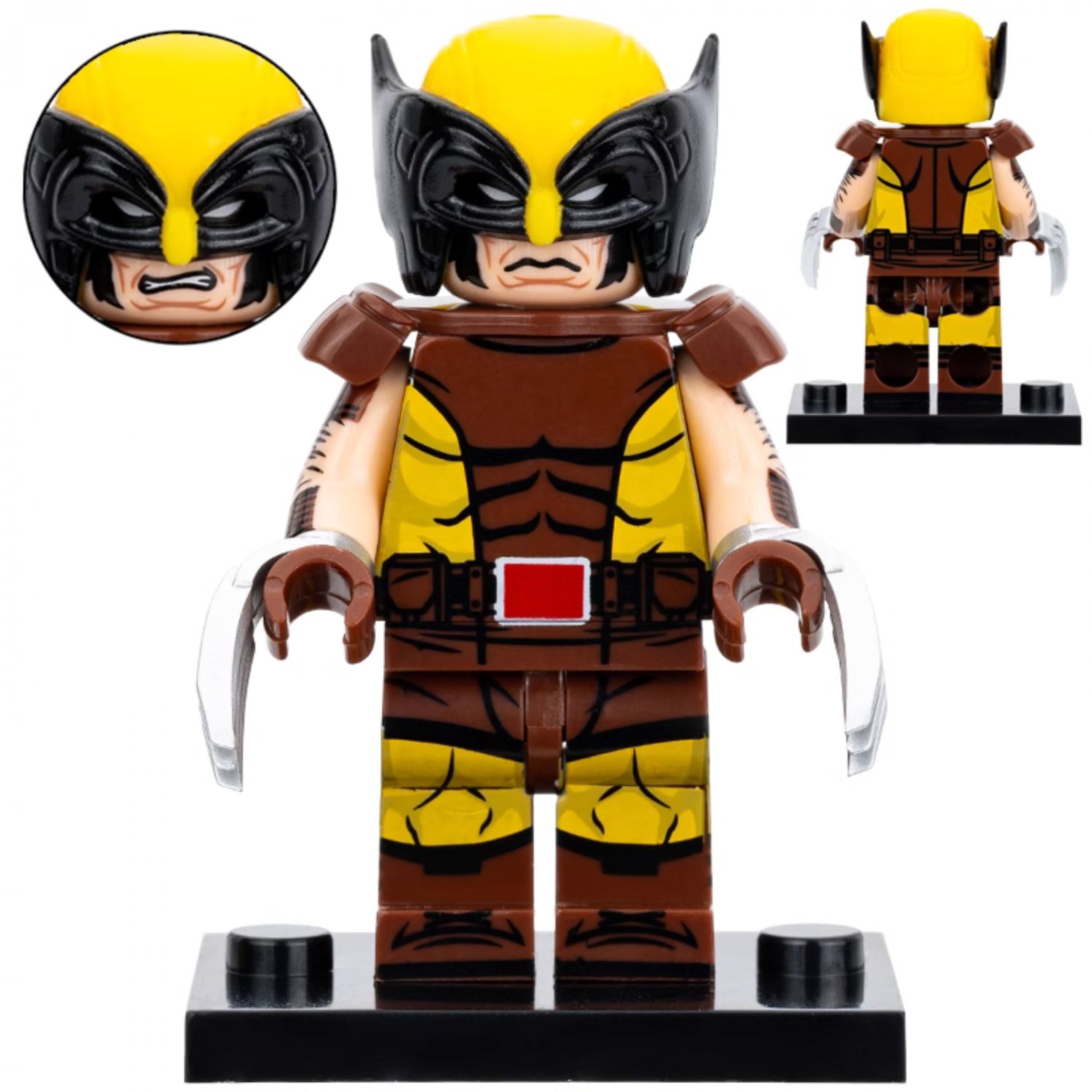 X-Men Wolverine Brown Minifigures Accessories Building Toys