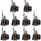 10pcs The Lord of the Rings Soldiers of Gondor Spear Infantry Minifigures Toys
