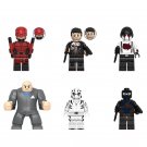 6Pcs Marvel Daredevil Muse Punisher Kingpin White Tiger Minifigures Toy Gifts
