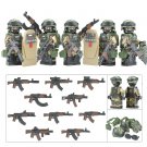 5pcs Military Russian Army FSB Federal Security Service Minifigures Toys