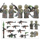 5pcs Military Russian Army SSO Special Operations Forces Minifigures Toys