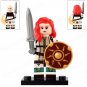 6pcs Lord of the Rings Rohan Soldiers Princess Hera Minifigures Minifigs Toys