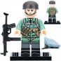 4pcs WW2 German Luftwaffe Soldiers Paratrooper Minifigures Minifigs Toy Gift