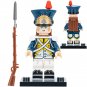 4pcs Napoleonic Wars Polish Dutch Lancers French Carabinier Minifigures Minifigs