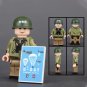 WW2 US Army General Bradley Minifigures Minifigs Toy Gift