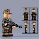 WW2 German Waffen-SS Leutnant Camouflage Minifigures Minifigs Toy Gift