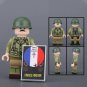 WW2 Forces Francaises Libres Infantry Soldier Minifigures Minifigs Toy Gift