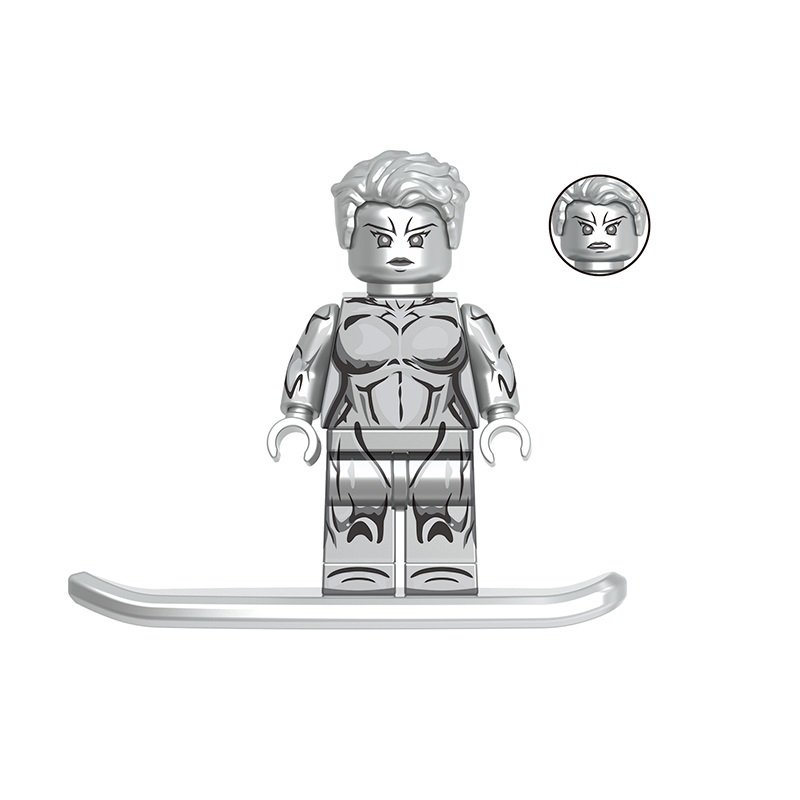 Marvel Superhero Female Silver Surfer Minifigures Toy Gifts for children