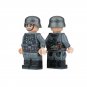 6pcs WW2 German Army German Waffen SS Soldiers Minifigures Building Toys